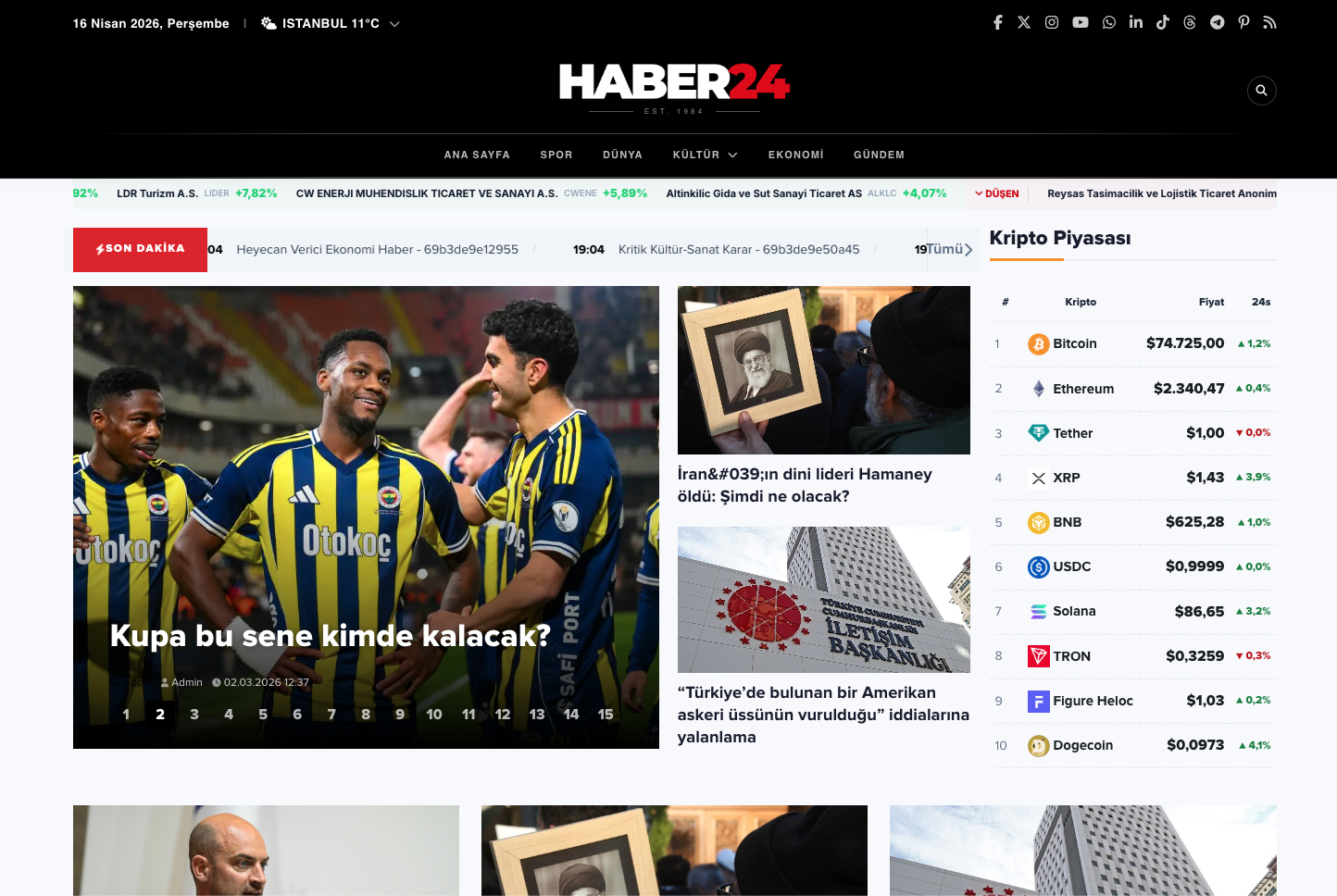 Hazır tema örneği 3