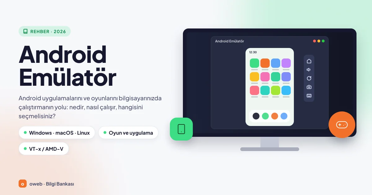 Android emülatör nedir: bilgisayar ekranında açık sanal Android telefon penceresi
